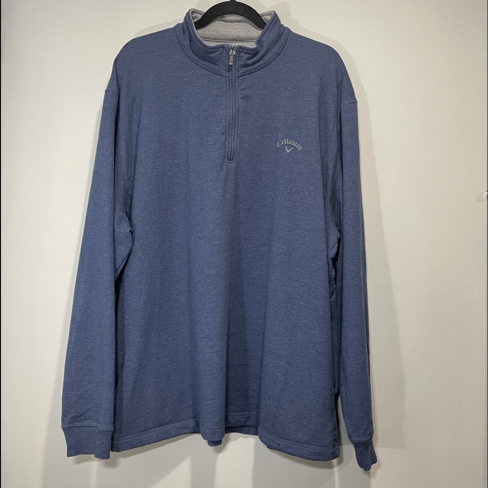 Callaway Blue Quarter-Zip Sweatshirt